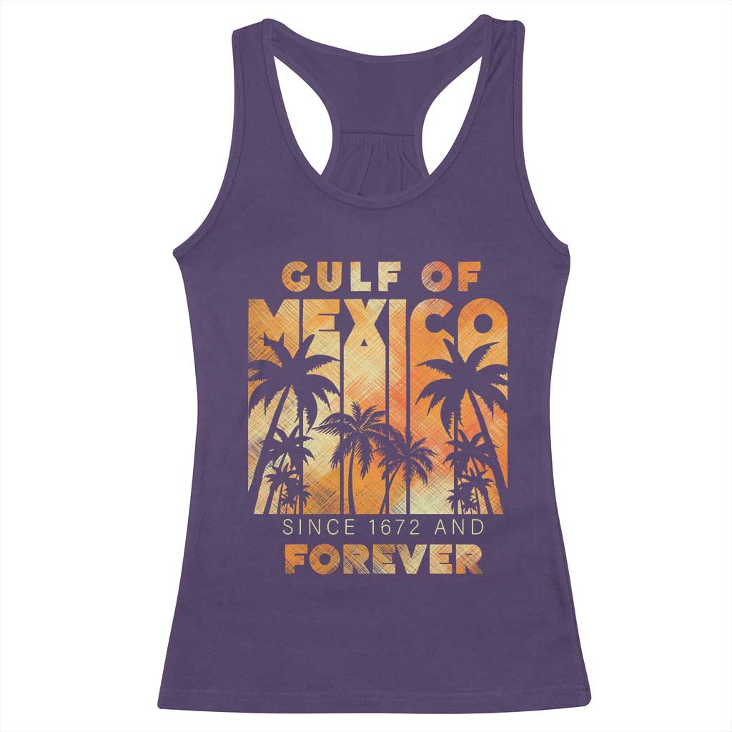 Gulf Of Mexico Racerback Tank Top Since 1672 And Forever TS09 Purple Print Your Wear