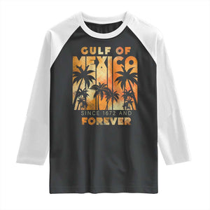Gulf Of Mexico Raglan Shirt Since 1672 And Forever TS09 Black White Print Your Wear