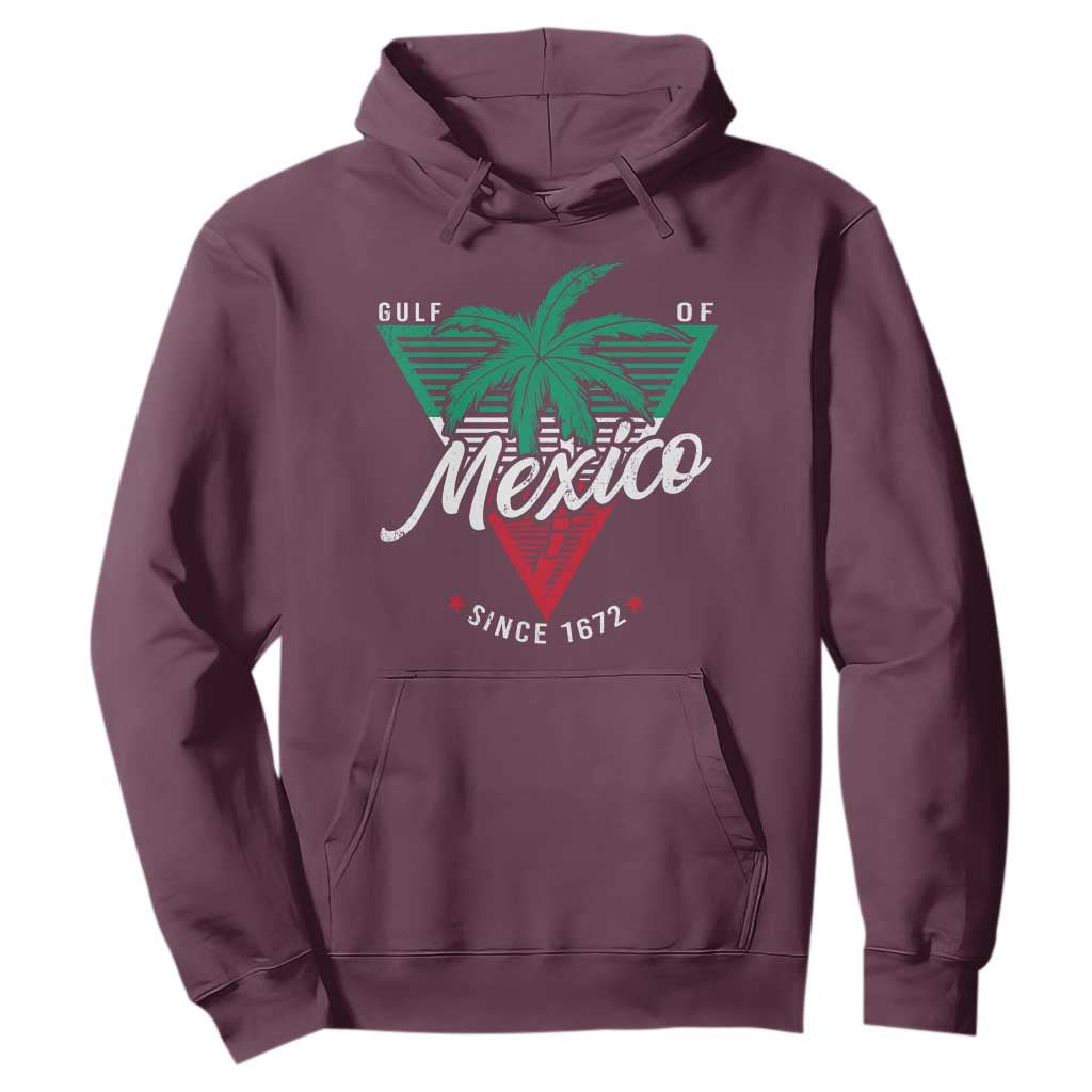 Gulf Of Mexico Since 1672 Hoodie TS09 Maroon Print Your Wear