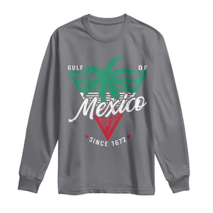 Gulf Of Mexico Since 1672 Long Sleeve Shirt TS09 Charcoal Print Your Wear