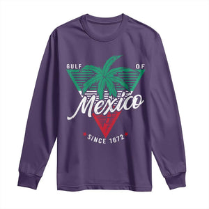 Gulf Of Mexico Since 1672 Long Sleeve Shirt TS09 Purple Print Your Wear