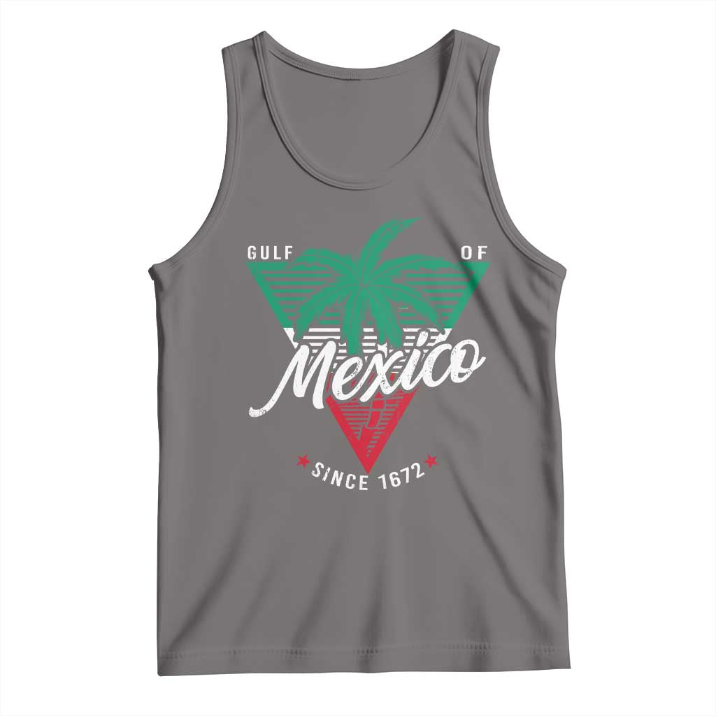Gulf Of Mexico Since 1672 Tank Top TS09 Deep Heather Print Your Wear