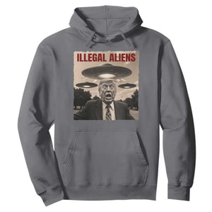 Funny Trump Illegal Aliens Hoodie TS09 Charcoal Print Your Wear