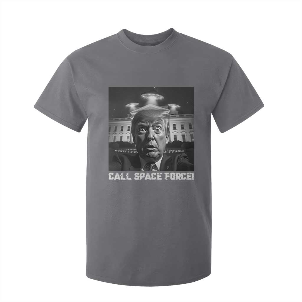 Illegal Aliens Funny Trump T Shirt For Kid Call Space Force TS09 Charcoal Print Your Wear