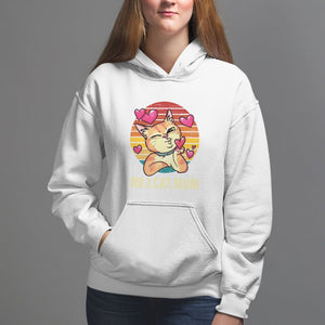 Mother's Day Cat Lover Hoodie No.1 Cat Mum Mother Of Cats TS09 White Printyourwear