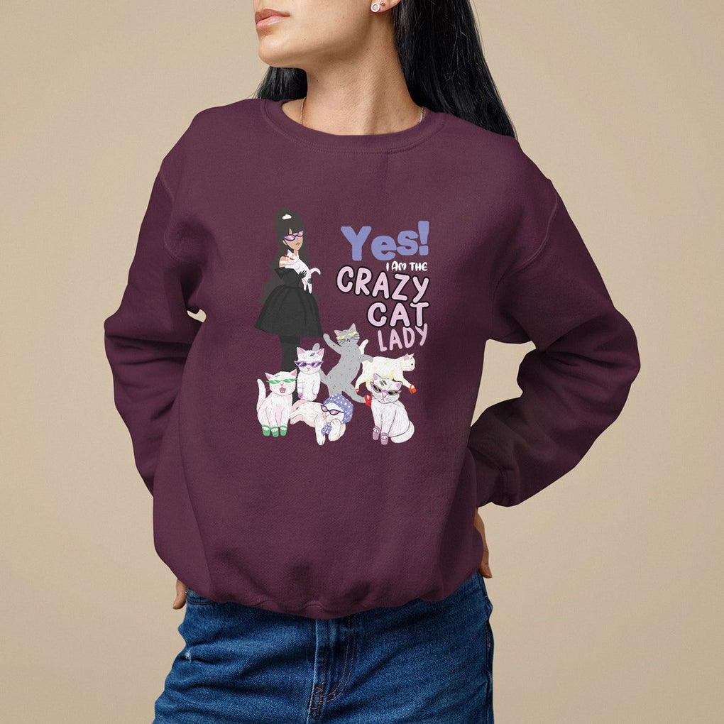 Crazy cat sweater online