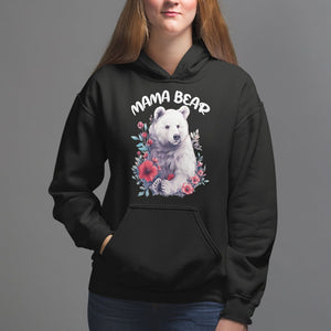 Mother's Day Mama Bear Best Mom Hoodie TS09 Black Printyourwear