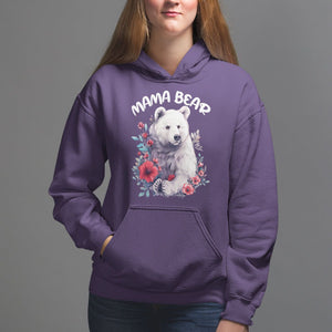 Mother's Day Mama Bear Best Mom Hoodie TS09 Purple Printyourwear