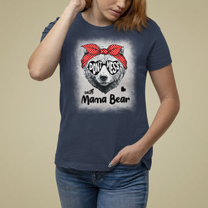 Mother's Day T Shirt For Women Don't Mess With Mama Bear Sunglasses TS09 Navy Printyourwear