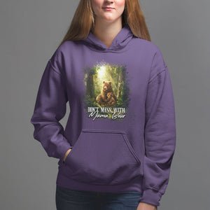 Mother's Day Hoodie Don't Mess With Mama Bear Fairy Forest TS09 Purple Printyourwear