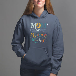 Mother's Day Hoodie Manager of Mischief Funny Mom Wizard Magic TS09 Navy Printyourwear