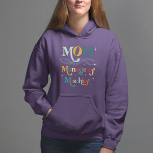 Mother's Day Hoodie Manager of Mischief Funny Mom Wizard Magic TS09 Purple Printyourwear