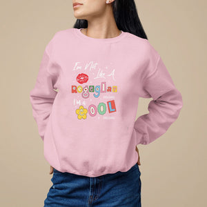 Mother's Day Sweatshirt I'm Not Like A Regular Mom I'm A Cool Moms TS09 Light Pink Printyourwear