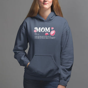 Mother's Day Hoodie Mom Defined Someone Who Works 365 Days A Year Will Care Nurture And Love You Unconditionally TS09 Navy Printyourwear