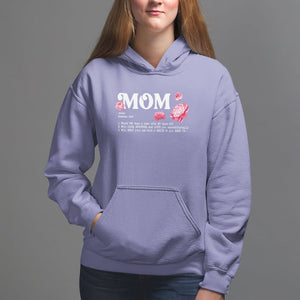 Mother's Day Hoodie Mom Defined Someone Who Works 365 Days A Year Will Care Nurture And Love You Unconditionally TS09 Violet Printyourwear