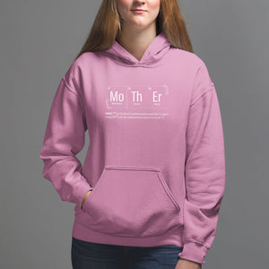 Mother's Day Hoodie Funny Mother Periodic Table Science Chemistry Mom TS09 Azalea Printyourwear