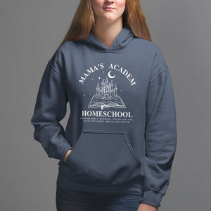 Mother's Day Hoodie Mama's Academy Homeschool Cute Stay At Home Mom TS09 Navy Printyourwear