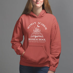 Mother's Day Hoodie Mama's Academy Homeschool Cute Stay At Home Mom TS09 Red Printyourwear