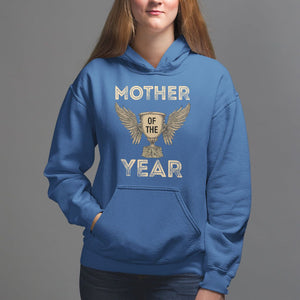 Mother's Day Hoodie Mother Of The Year Award Medal TS09 Royal Blue Printyourwear