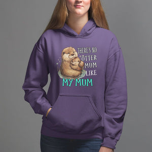 Mother's Day Hoodie There's No Otter Mum Like My Mum TS09 Purple Printyourwear