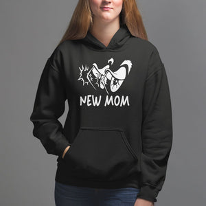 Mother's Day Hoodie New Mom Funny Eyes Need More Sleep TS09 Black Printyourwear