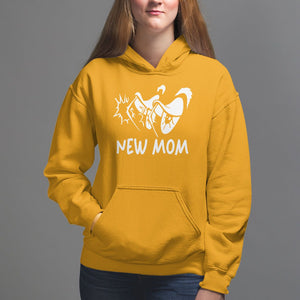 Mother's Day Hoodie New Mom Funny Eyes Need More Sleep TS09 Gold Printyourwear