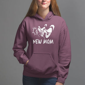 Mother's Day Hoodie New Mom Funny Eyes Need More Sleep TS09 Maroon Printyourwear