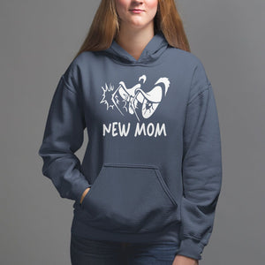 Mother's Day Hoodie New Mom Funny Eyes Need More Sleep TS09 Navy Printyourwear