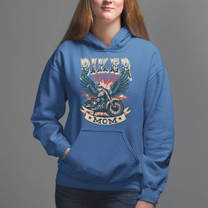 Mother's Day Hoodie Biker Mom Cool Mommy Motorcycle TS09 Royal Blue Printyourwear