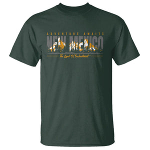 New Mexico T Shirt Adventure Awaits The Land Of Enchantment USA Outdoor TS09 Dark Forest Green Print Your Wear