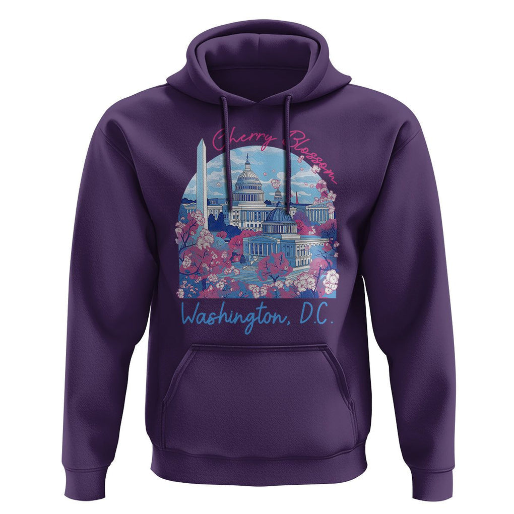 Washington DC Lover Cherry Blossom Hoodie TS09 Purple Print Your Wear