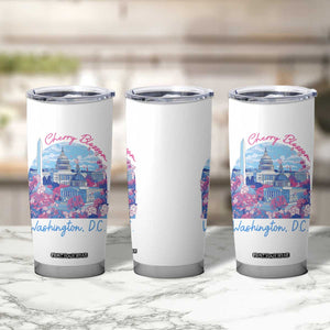 Washington DC Lover Tumbler Cup Cherry Blossom TS09 Print Your Wear