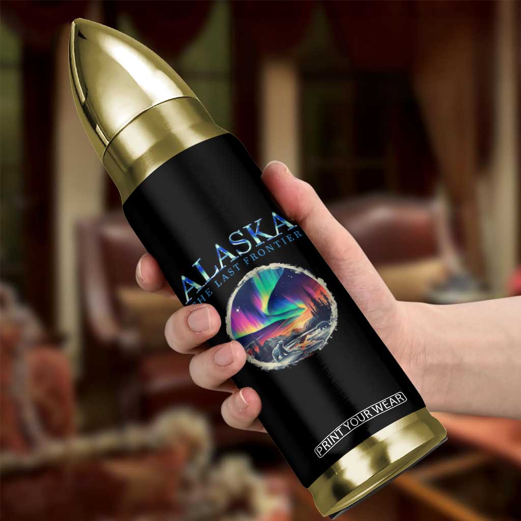 Alaska Aurora Bullet Tumbler The Last Frontier Polar Bear TS09 Print Your Wear