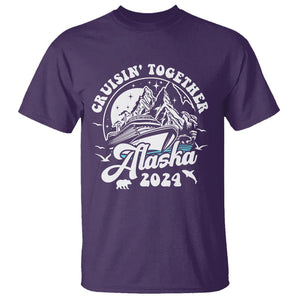 Cruisin' Together Alaska 2024 Cruise Trip T Shirt TS09 Purple Print Your Wear