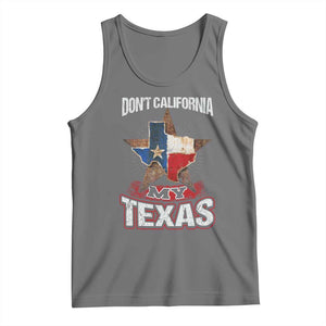 Funny Don't California My Texas Tank Top TS09 Black Heather Print Your Wear