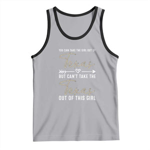 Can't Take The Texas Out Of This Girl Tank Top TS09 Athletic Heather Black Print Your Wear