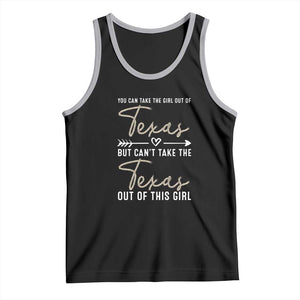 Can't Take The Texas Out Of This Girl Tank Top TS09 Black Athletic Heather Print Your Wear