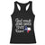 God Made Jesus Saved Texas Raised Racerback Tank Top TS09 Black Print Your Wear