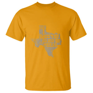 I Love You As Big As Texas T Shirt TS09 Gold Print Your Wear