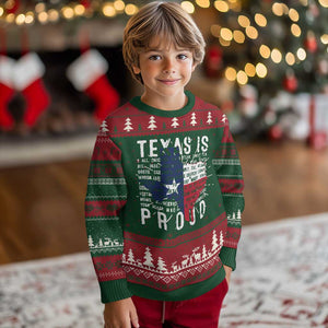 Texas Ugly Christmas Sweater Proud Taxan List Of Words That Describe Texas TS09 Christmas Print Your Wear