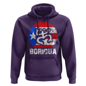 Puerto Rico Boricua Coqui Hoodie TS09 Purple Print Your Wear