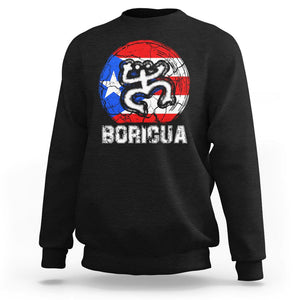 Puerto Rico Boricua Coqui Sweatshirt TS09 Black Print Your Wear