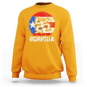 Puerto Rico Boricua Coqui Sweatshirt TS09 Gold Print Your Wear