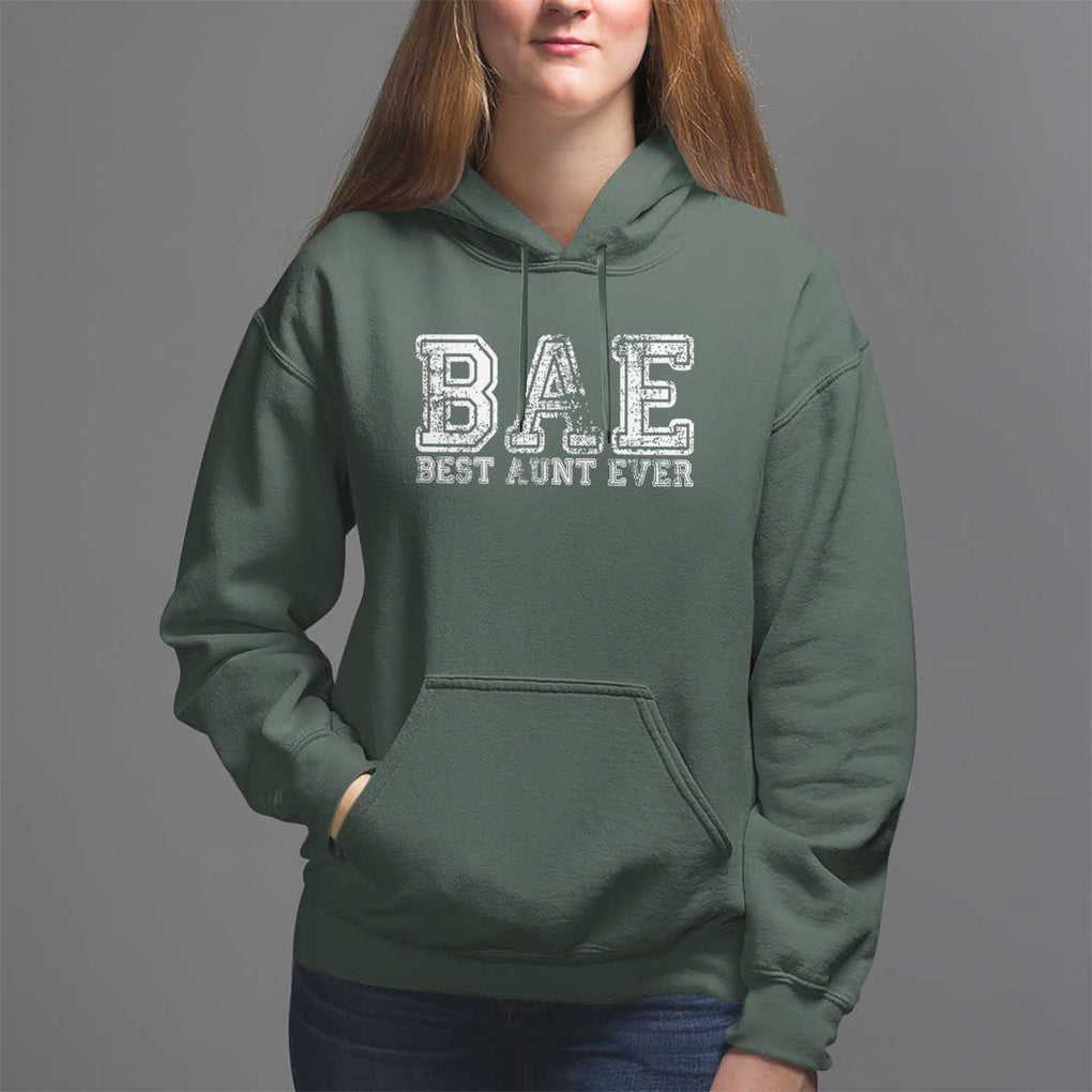 Best Aunt Ever Aunts Day Auntie Hoodie TS09 Dark Forest Green Print Your Wear