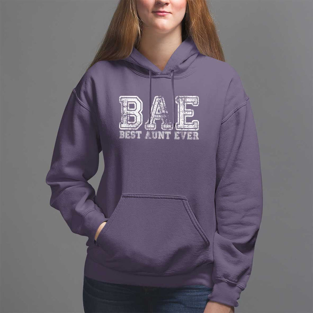 Best Aunt Ever Aunts Day Auntie Hoodie TS09 Purple Print Your Wear