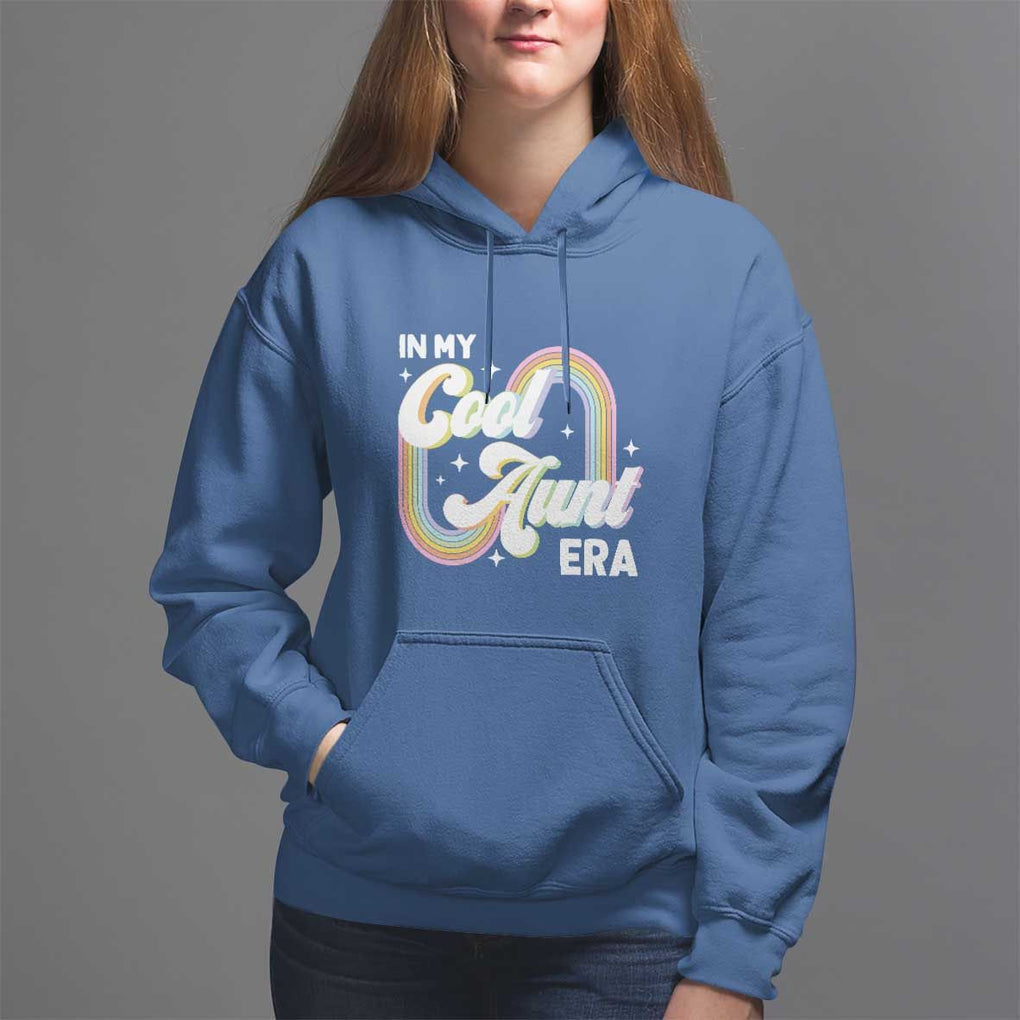 In My Cool Aunt Era Rainbow Groovy Hoodie TS09 Royal Blue Print Your Wear