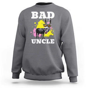 Funny BADASS Uncle Pun Sweatshirt TS09 Charcoal Print Your Wear