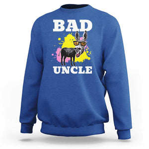 Funny BADASS Uncle Pun Sweatshirt TS09 Royal Blue Print Your Wear