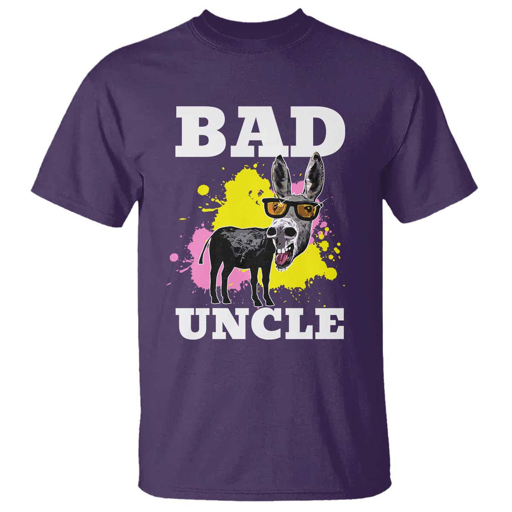 Funny BADASS Uncle Pun T Shirt TS09 Purple Print Your Wear
