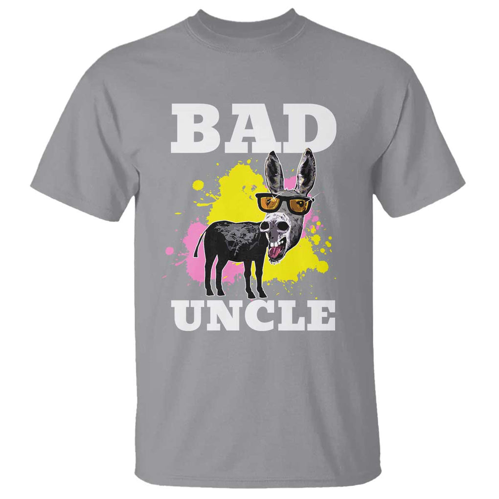 Funny BADASS Uncle Pun T Shirt TS09 Sport Gray Print Your Wear